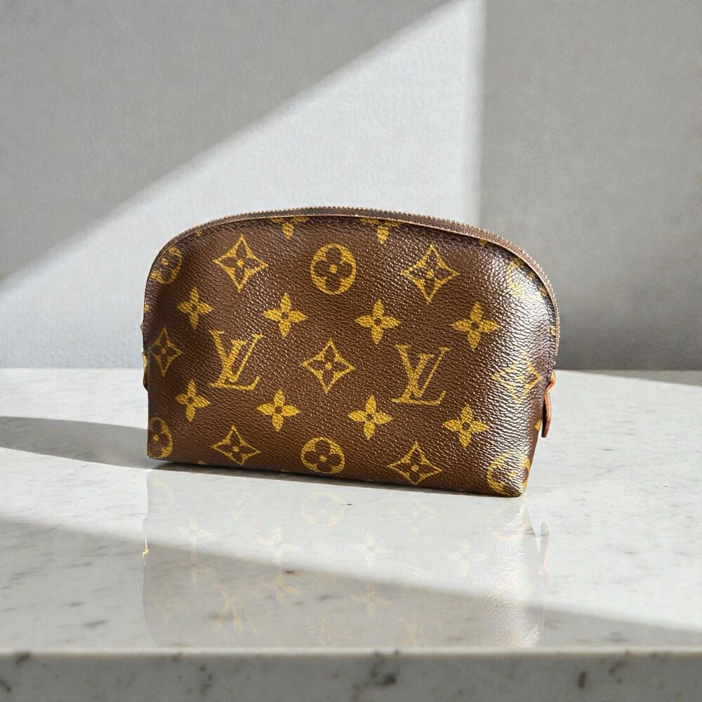 Louis Vuitton Cosmetic Pouch Pochette Monogram Canvas